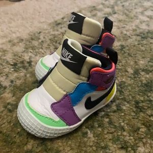 Baby boy size 1c Nike Jordans